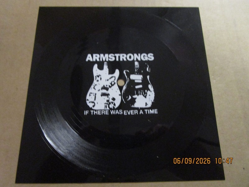ARMSTRONGS If There Was Ever A Time 7″ Flexi-Disc Used! Rancid Green Day Gilman