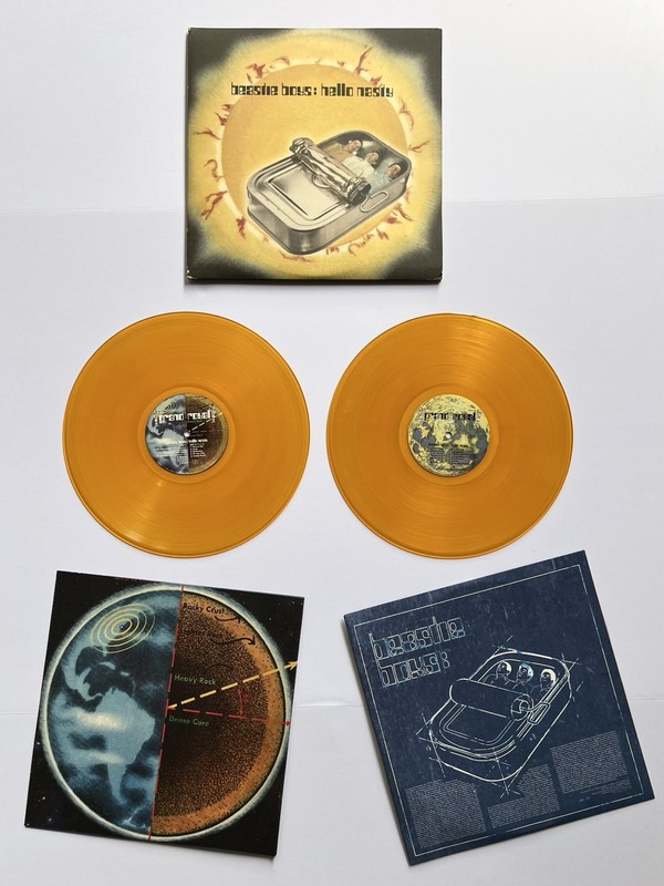 Bestie Boys Hello Nasty 1998 US Limited Gold Orange Vinyl 2LP Grand Royal GR061