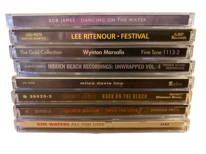Lot of 9 Jazz CD’s – Kim Waters ~ Wynton Marsalis ~ Lee Ritenour Festival + More