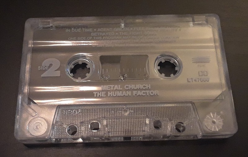 Metal Church: The Human Factor 1991 Epic Records Cassette VG+ Thrash Metal gallery