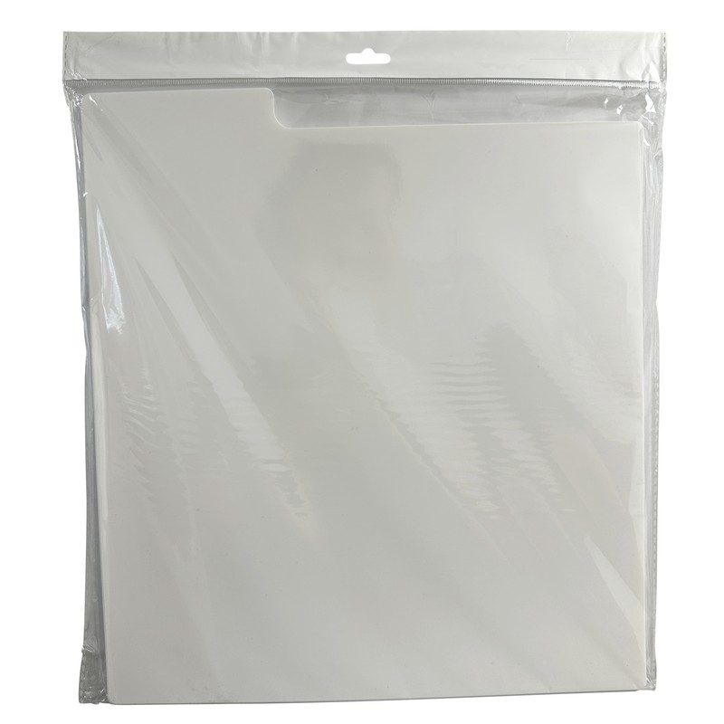 COS White Plastic Record Dividers (Tall) 33 RPM for 12″ LP Vinyl Record Albums