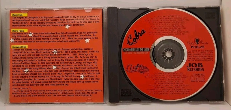 Chicago Blues Of The 1950's CD, Pre-owned, Very Good Condition, 1997 Paula Recor gallery
