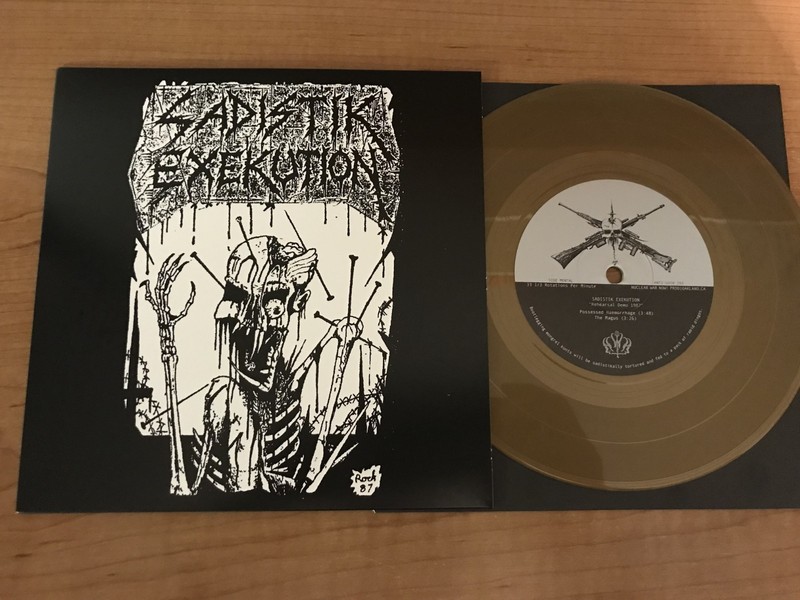 SADISTIK EXEKUTION – Demo 1987 (NWN! Anti-Goth 293) black metal *GOLD VINYL*
