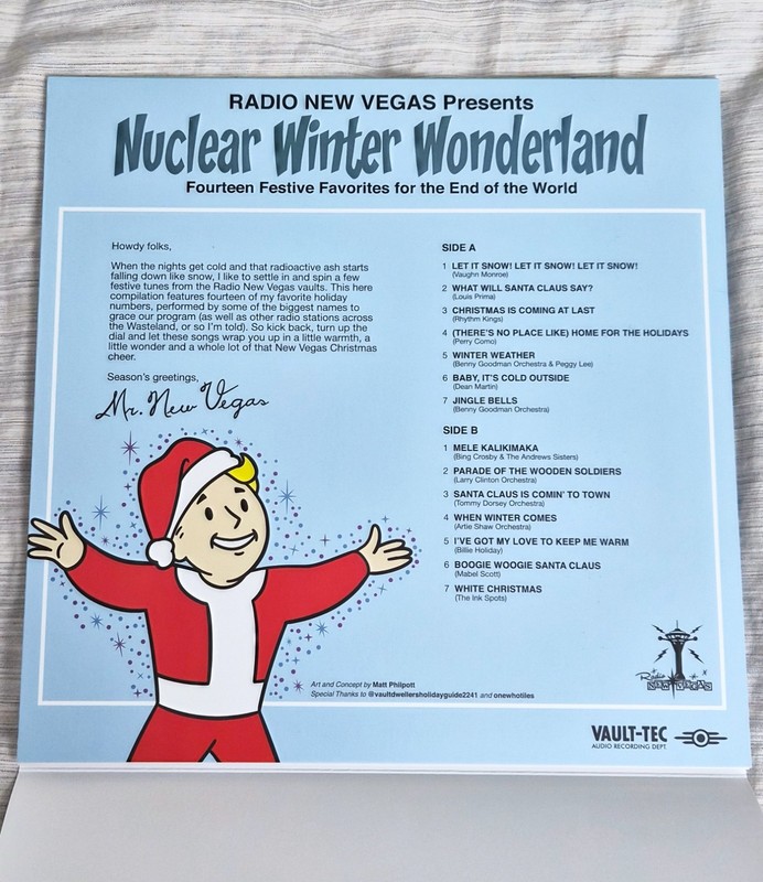 Fallout Radio New Vegas - Nuclear Winter Wonderland Christmas Vinyl Record LP gallery