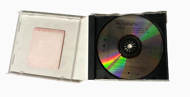 MUTEMATH "Typical" PROMO MAXI CD Josh Harris REMIXES / MINT Reprise ©2007 gallery