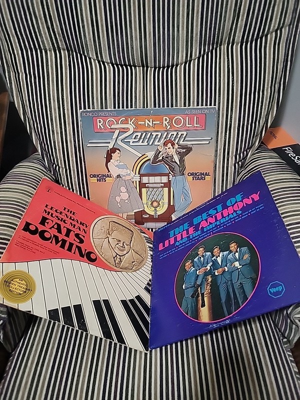 Rock & Roll Trilogy-3XLP-FatsDomino,LittleAnthony,R&R Reunion-1960s-NM/VG+/VG+