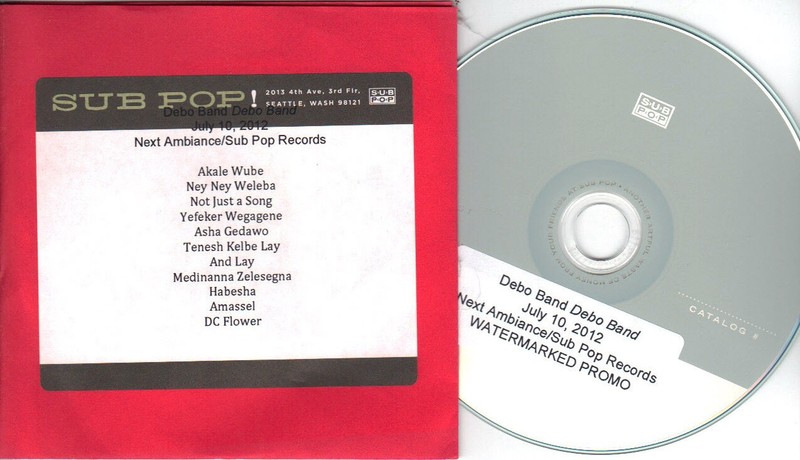 Debo Band «S/T» Sub Pop Advance CD Promo BALLARD50