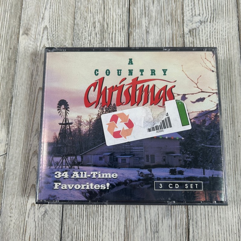 A Country Christmas 3 CD Set 1993 Country Folk RCA Special Products