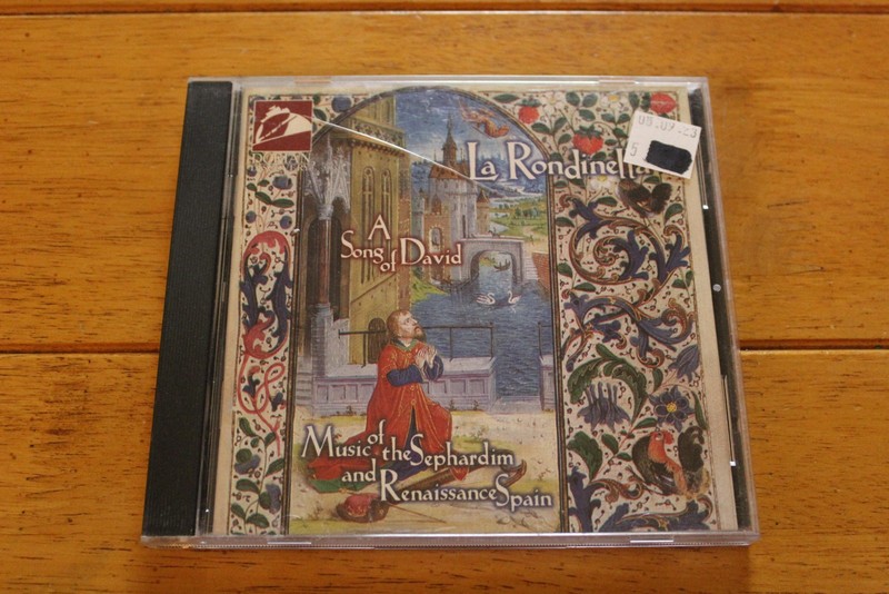 La Rondinella CD A Song Of David Album Sephardic Renaissance Dorian