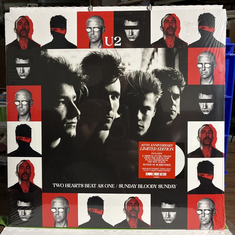 *NEW SEALED-U2-Two Hearts Beat As One / Sunday Bloody Sunday ~ RSD 23 white LP