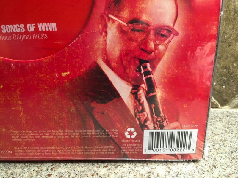 Love Songs of World War II by Various Artists stereo 4 CDs 2009 WWII NEW sealed
