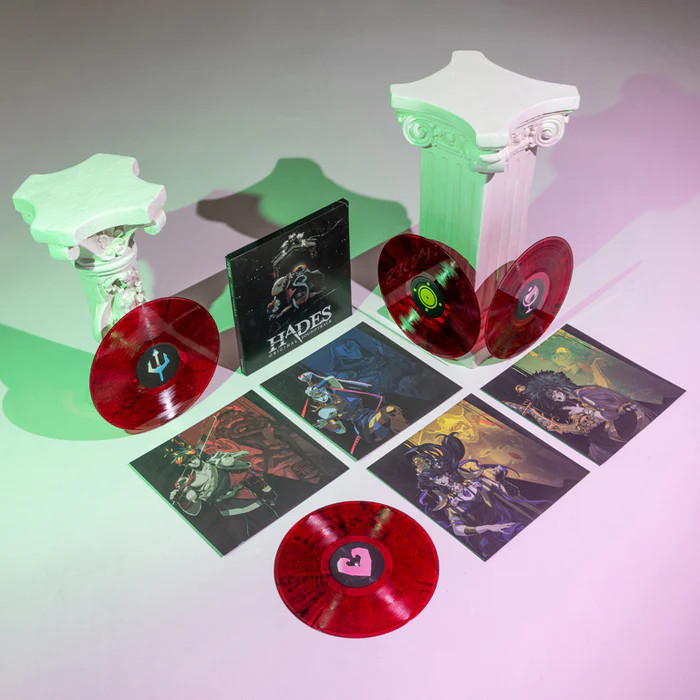 Hades Vinyl Soundtrack - 4xLP Box Set - Smoke Red iam8bit Exclusive - OST, NEW gallery