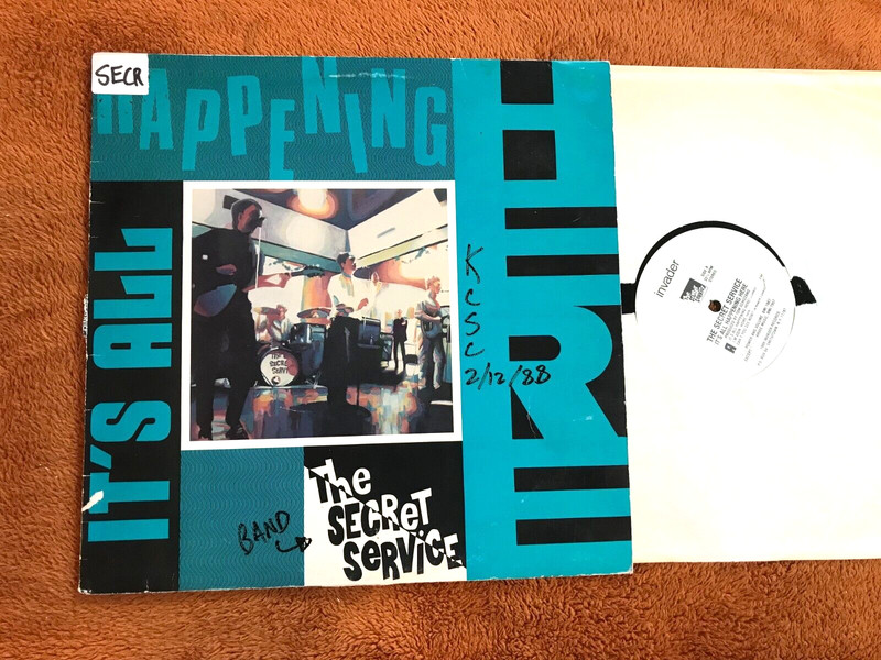 The Secret Service It’s All Happening Here 1988 Vinyl Invader Records lp album!