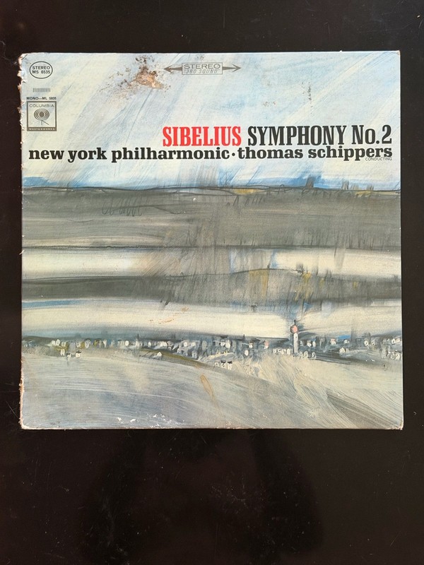 Sibelius Symphony No. 2 LP Vinyl Stereo Columbia Masterworks MS 6535 Schippers