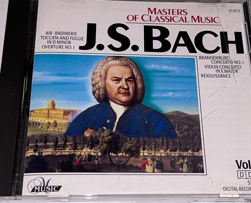 Masters Of Classical Music Johann Sebastian Bach 1998 Delta Cd 4B03