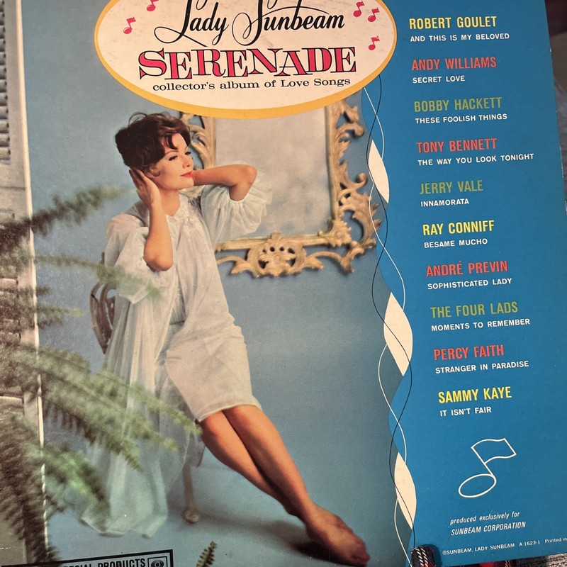 Lady Sunbeam Serenade Collection Of Love Songs Columbia