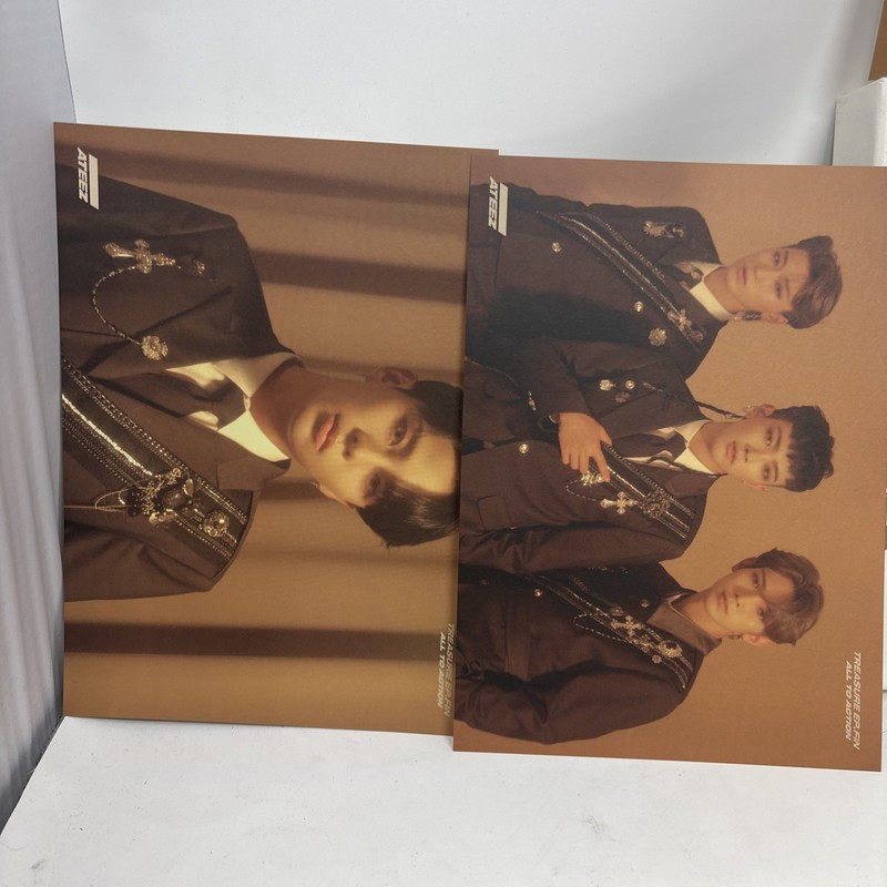 Ateez Treasure Ep.Fin: All to Action White Ver Box Set CD Photocard Book. Read gallery