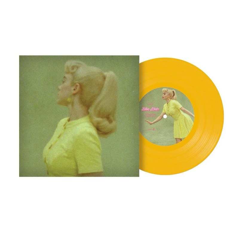 Billie Eilish - What Was I Made For? - Yellow 7” Vinyl Record Single Barbie gallery