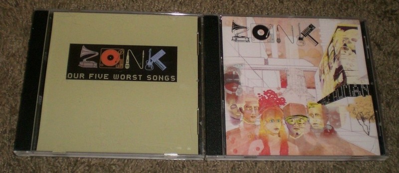 2 Zonk CDs~Out Five Worst Songs~Half Human~Mid-2000s Pop Rock~FAST SHIPPING!!!