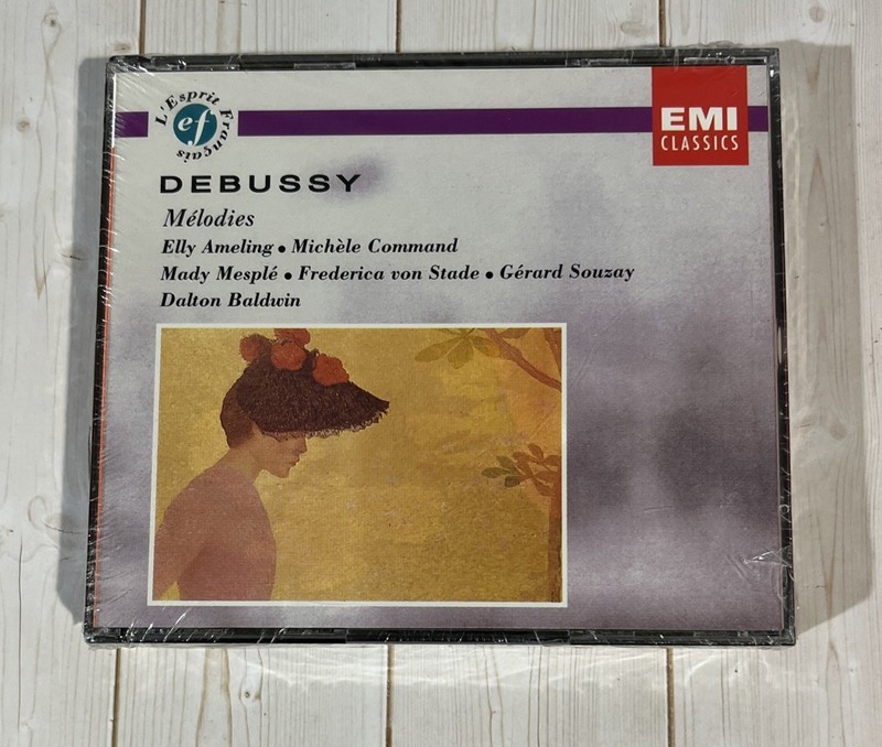 Claude Debussy – Melodies – 3 Disc CD Set 1991 EMI Classics – New Sealed