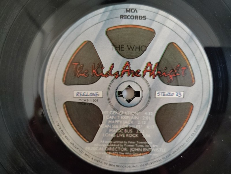 THE WHO - "THE KIDS ARE ALRIGHT" (SOUNDTRACK) DBL LP / MCA RECORDS 1979 gallery