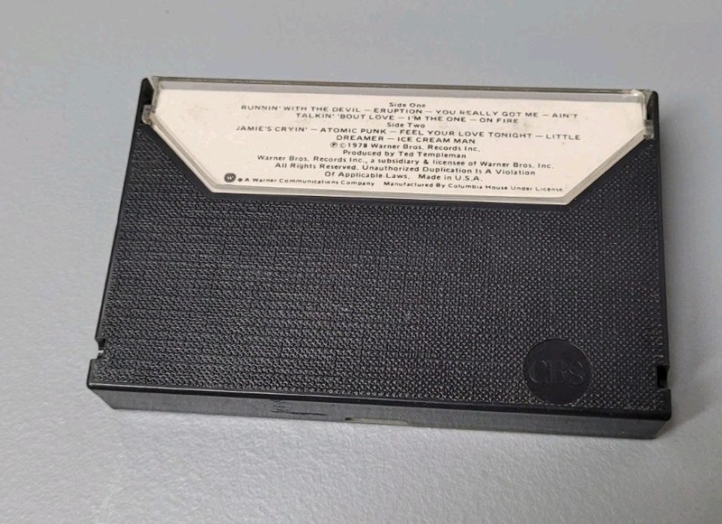 Van Halen Self Titled Cassette Tape 1978 Warner Brothers M5 3075 WB gallery