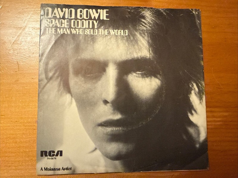 David Bowie ‎– Space Oddity/Man Who Sold The World 1973 RCA 74-0876 45 Vinyl NM-