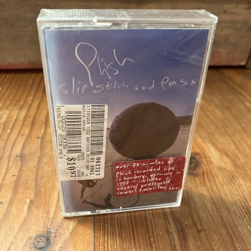 Phish Slip Stitch and Pass 1997 Cassette Tape Elektra 62121-4 New Sealed Hype