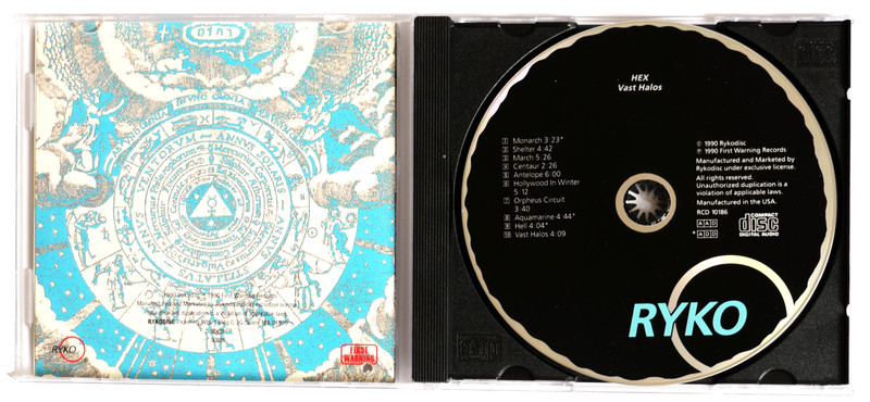HEX "VAST HALOS" CD "LIKE NEW gallery