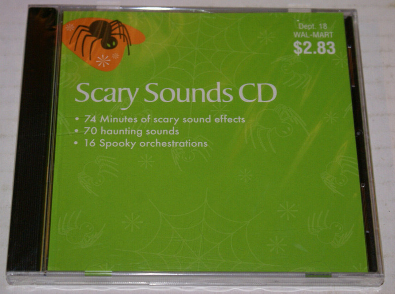 Scary Sounds by Various Artists Walmart Hallowewen Weird Horror New Sealed Oop