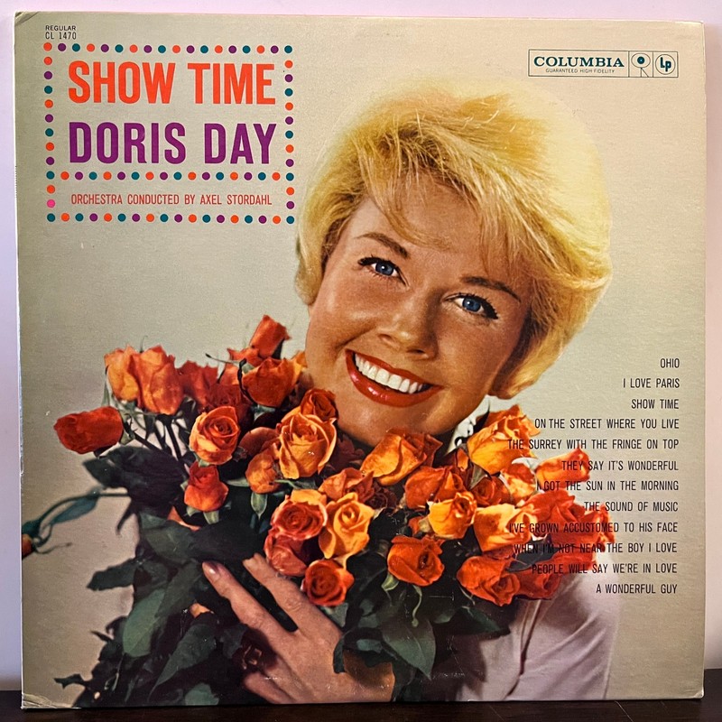 DORIS DAY – Show Time (1960 Columbia Six-Eye) – 12″ Vinyl Record LP – EX