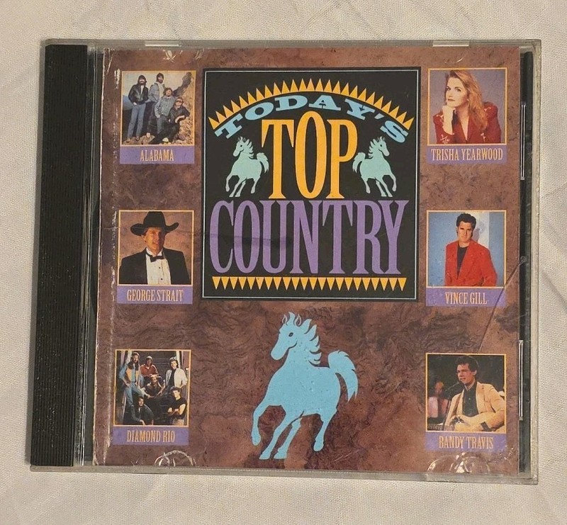 Various Artists : Todays Top Country CD Born Country , Tested Plays Great