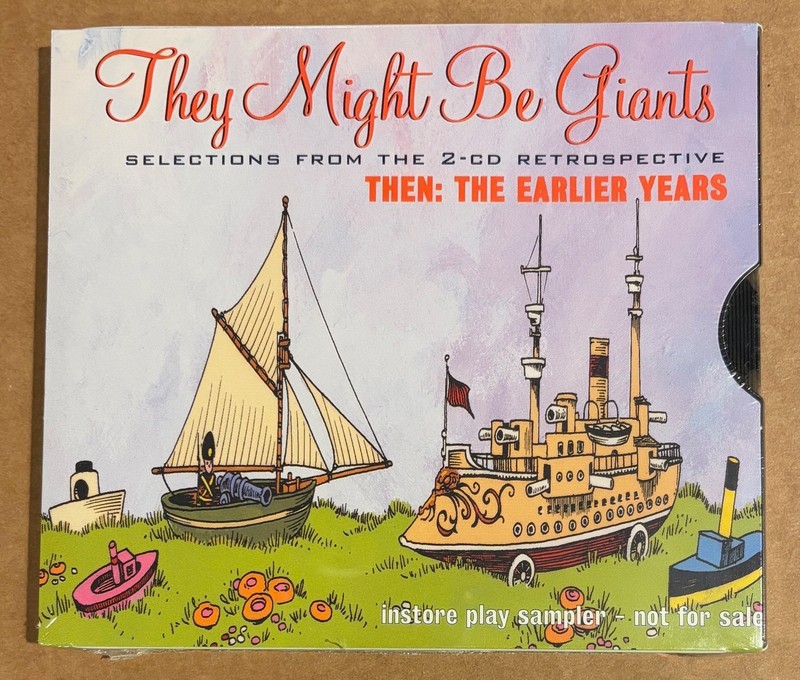 They Might Be Giants – selections from Then: Earlier Years RARE promo CD (NEW)