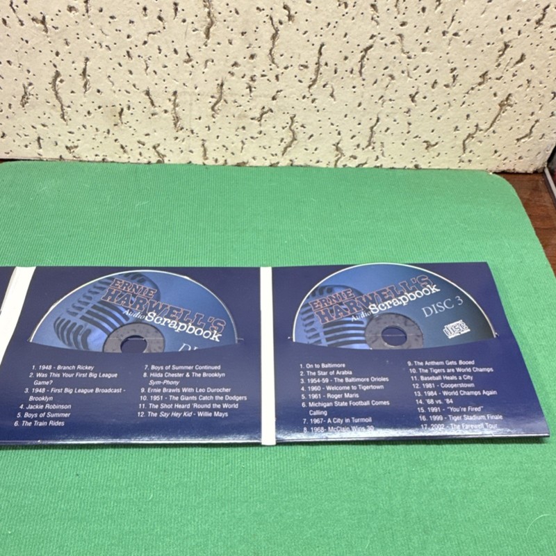 Ernie Harwell Audio CD Scrapbook 3-Disc Set Sports History Spoken Word 2006 gallery
