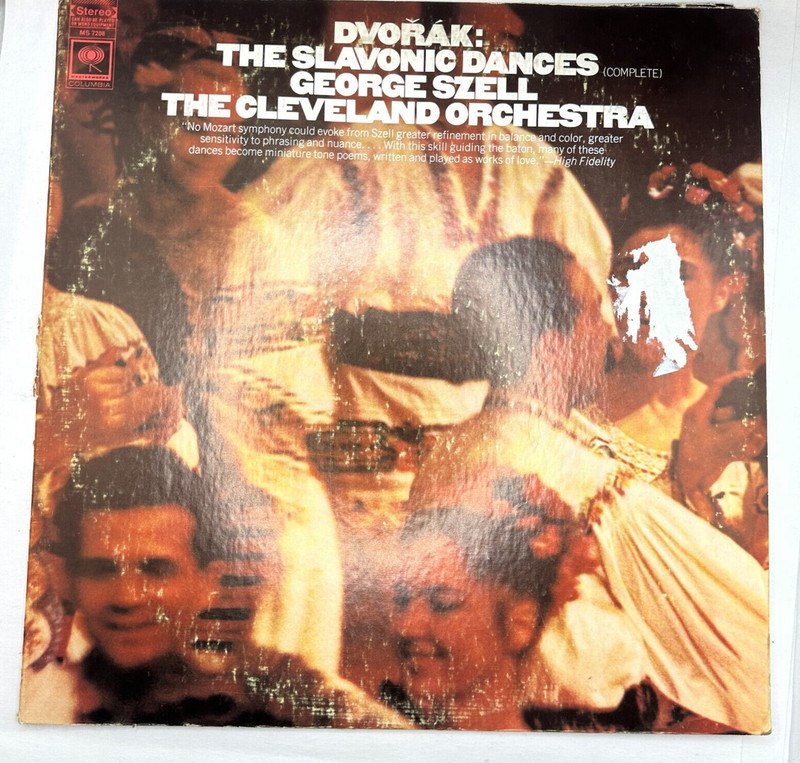 George Szell – Cleveland / Dvorak The Slavonic Dances (Complete) LP / MS-7208🔔