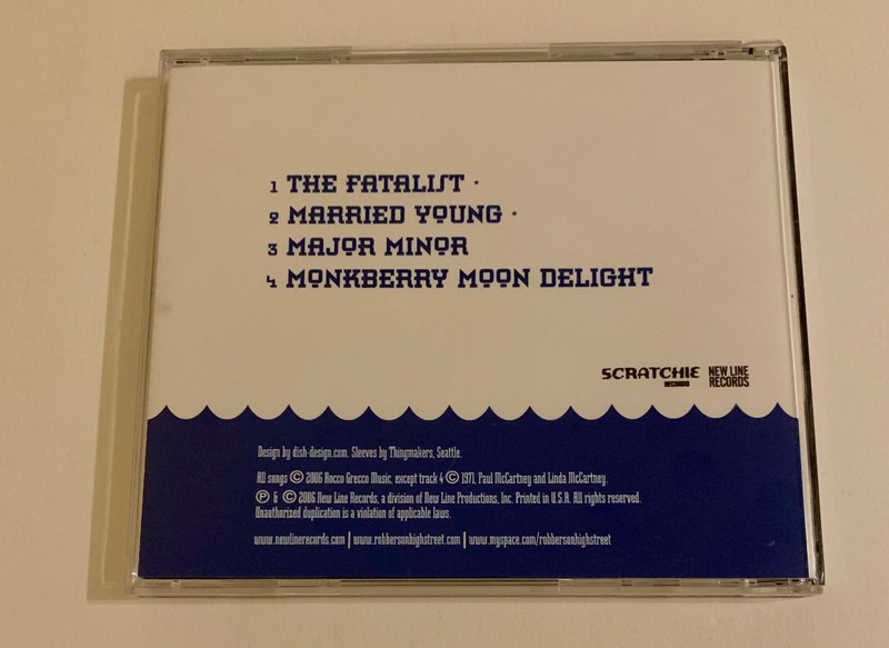 Mint CD (Jewel Case Version) Robbers On High Street The Fatalist And Friends EP gallery