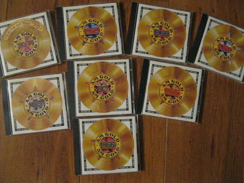 AM Gold 8 CD The Mid 60s 65 66 67 68 69, 70-74, The 60s Generation NM Condition