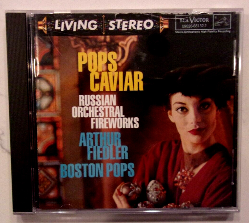Pops Caviar: Russian Orchestral Fireworks by Arthur Fiedler and Boston Pops (CD)