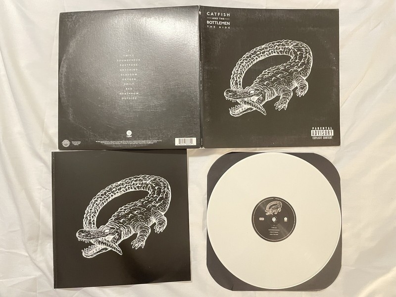 Catfish and the Bottlemen The Ride, RARE White Vinyl Capital Records.