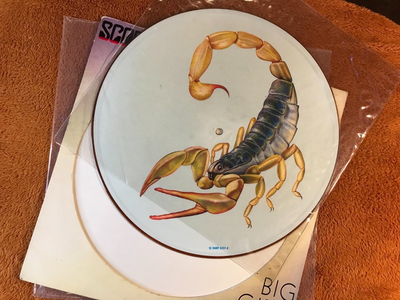 Scorpions Big City Nights Bad Boys Running Wild Picture Disc UK 1984 original! gallery