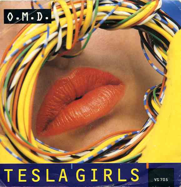 Orchestral Manoeuvre – Tesla Girls – Used Vinyl Record 7 – H1452z