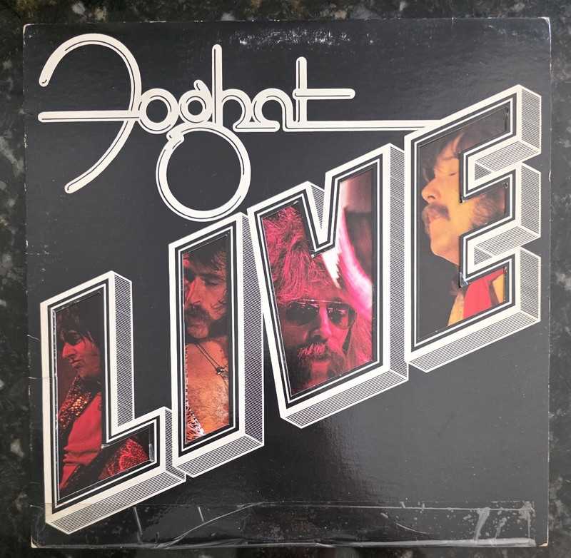 Foghat Live 1977 Bearsville BRK 6971 Vinyl LP Vintage Record Die Cut Just Want T