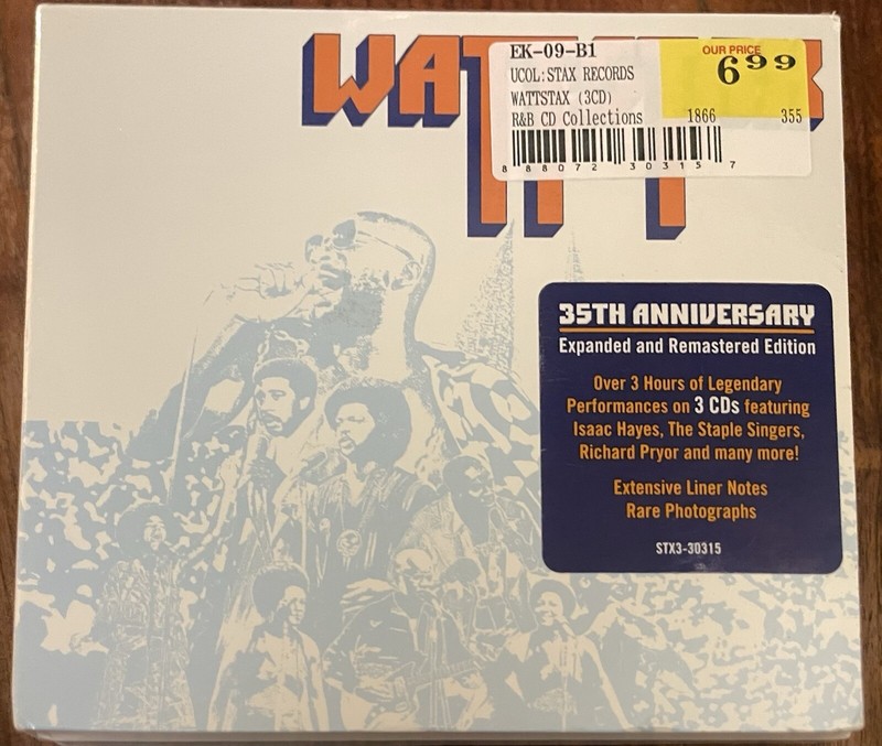 Wattstax (35th Ann) [Isaac Hayes, Staple Singers] RARE 3 CD set ’07 (NEW SEALED)
