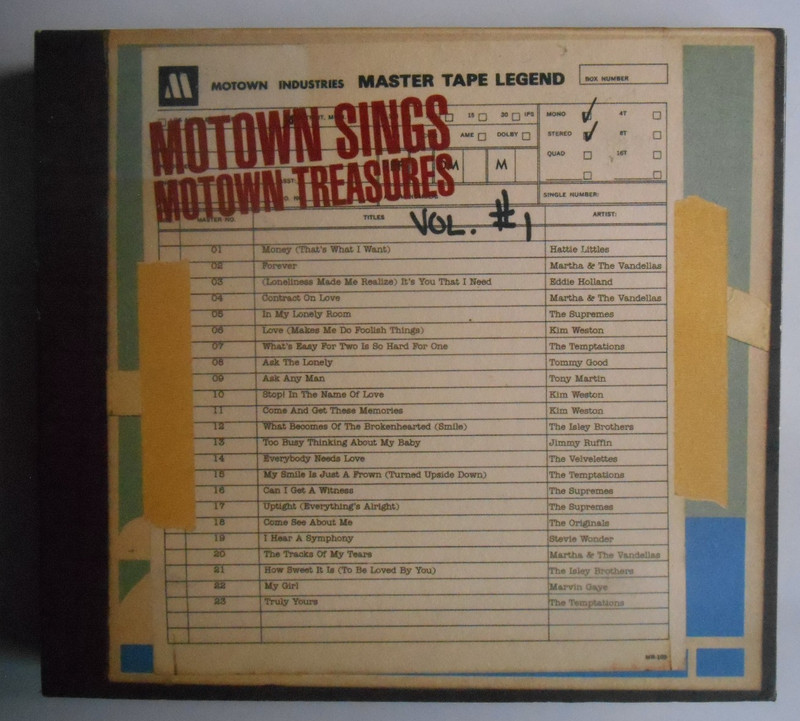 MOTOWN SINGS MOTOWN TREASUES Volumes 1 & 2 – Hip-O 2-Disc CD Set (2004) Ltd Ed