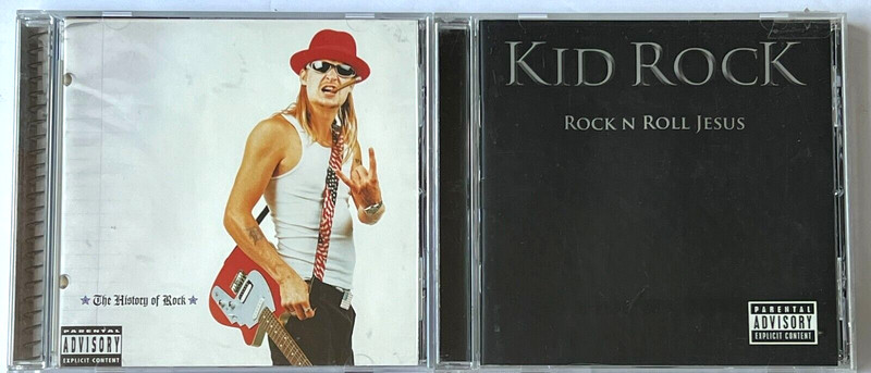 KID ROCK 2 CD LOT HISTORY OF ROCK & ROCK N ROLL JESUS