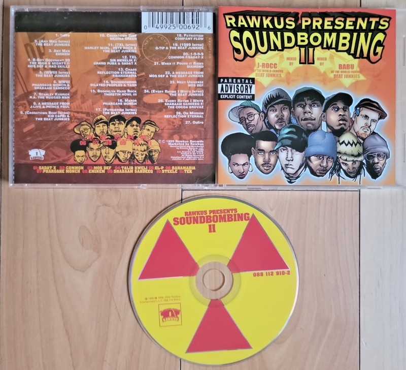 Rawkus Soundbombing II Vol. 2 by Various Artists – 1999 Priority Records CD