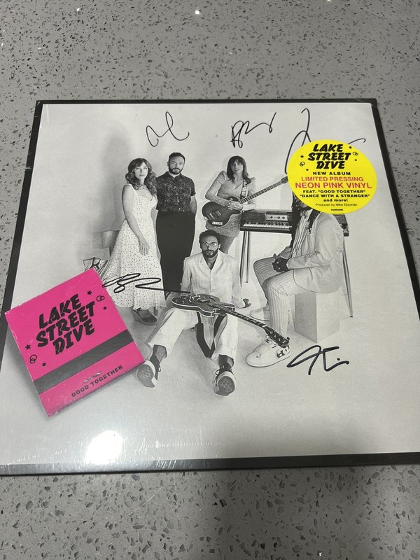 LAKE STREET DIVE «Good Together» LP Autographed Signed Pink Vinyl