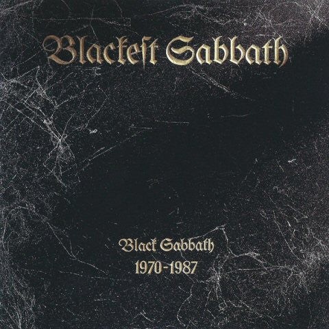 USED: Black Sabbath – Blackest Sabbath/Black Sabbath 1970-1987 (CD, Comp) – grad