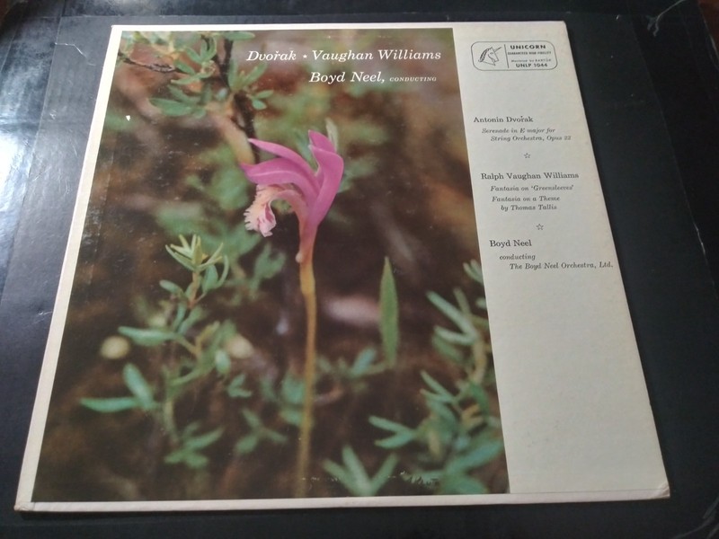 Boyd Neel – Dvorak Vaughan Williams VG++ Original DG Mono Unicorn LP Record 1957