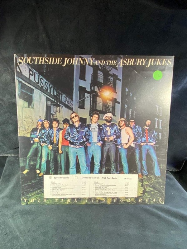 Southside Johnny Asbury Jukes This Time Its For Real 1977 Vinyl LP Promo